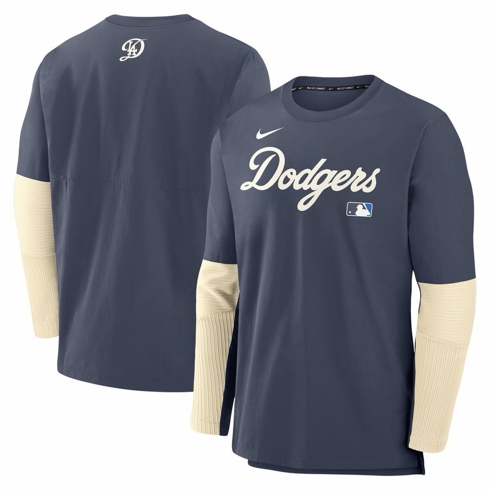 Los Angeles LA Dodgers Nike Men's XL Blue City Connect Dri-FIT Lightweight Top